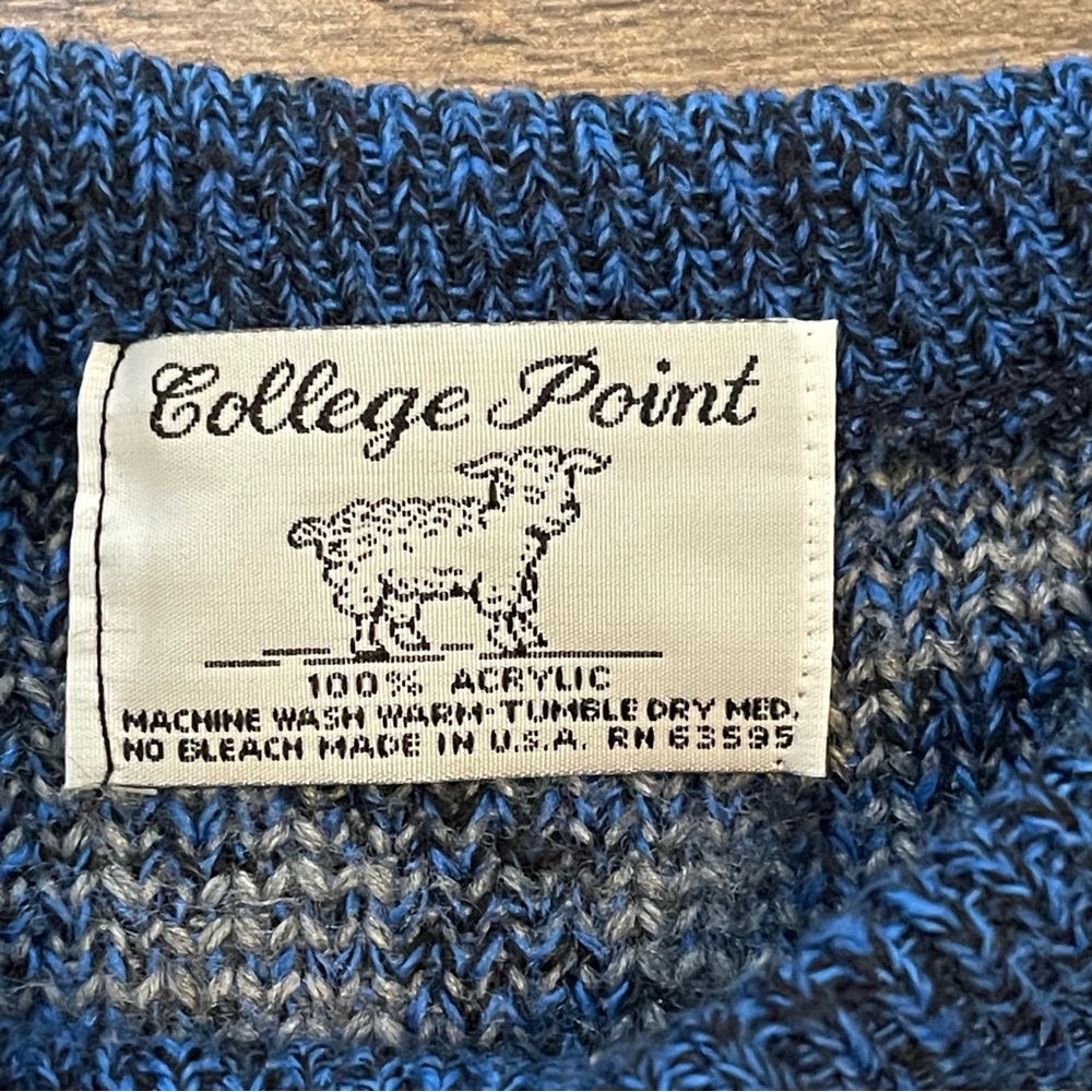 Vintage 80s 90s | Colorful Patterned Pullover Knit Sweater - Picture 8 of 9
